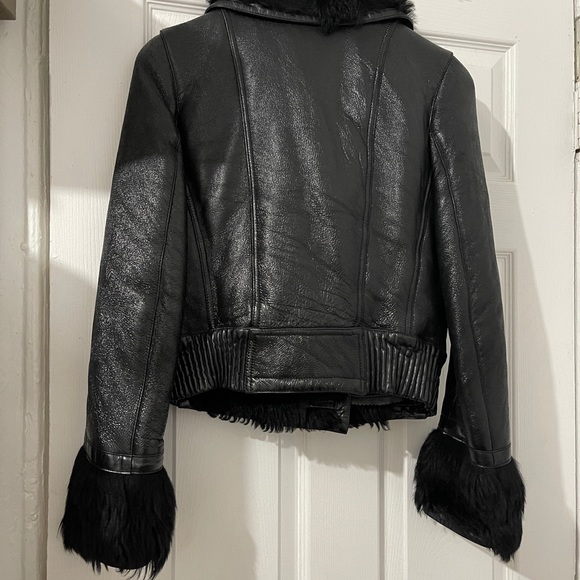 Patrizia Pepe Italian shearling - Picture 3 of 7